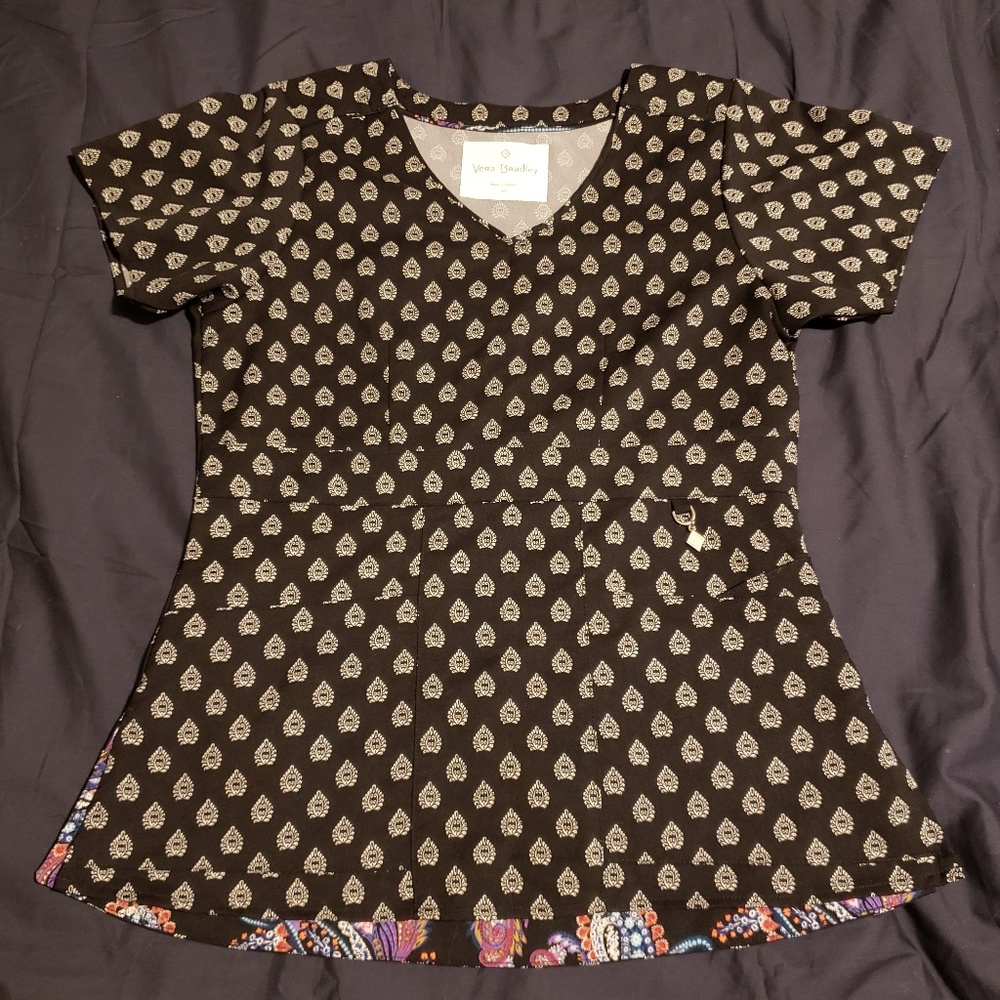 Vera Bradley Xs scrub top